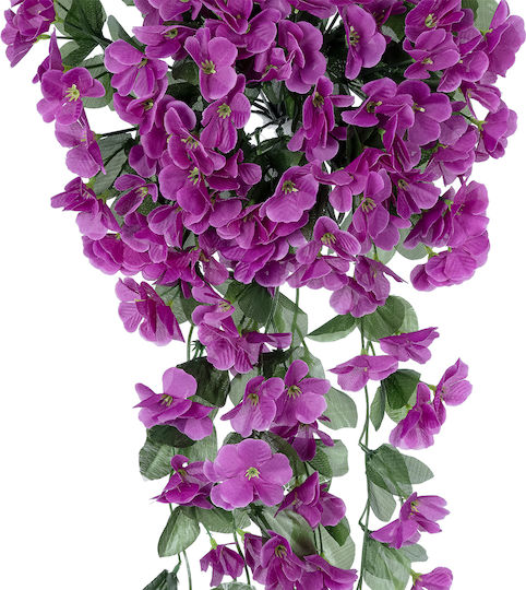 Ramură Decorativă Artificială Calibrachoa Green 90cm GloboStar