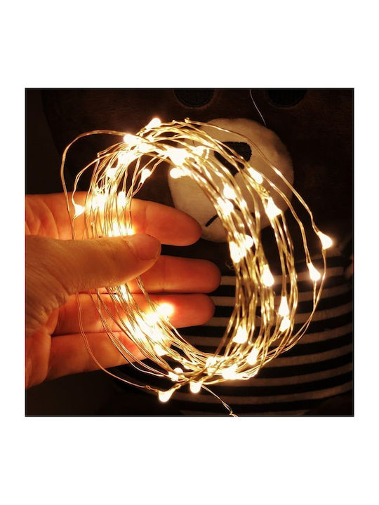 300 Lights LED 30m. Warm White in String 1pcs