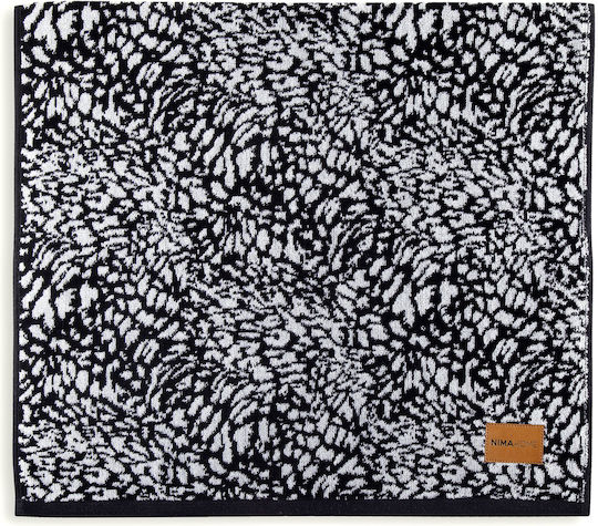 Nima Bath Towel Dakara 70x140cm Black, White Weight 480gr/m²