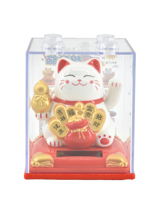 Decorative Chinese Lucky Cat Multicolored 7.6x9cm Forhome 67002081 Home