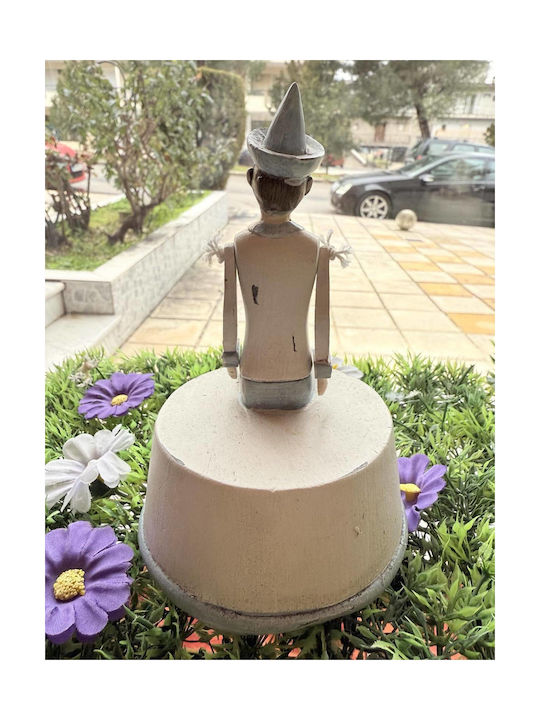 JK Home Decoration Διακοσμητικό Αγαλματίδιο από Πλαστικό 15cm