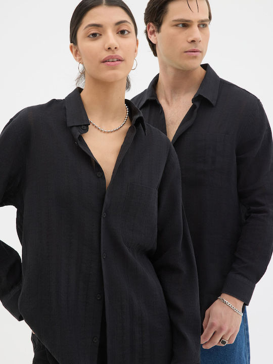 Women's Long Sleeve Shirt Black
