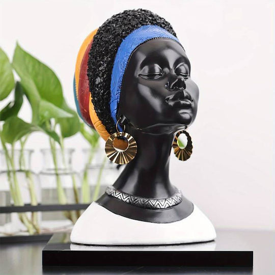 Διακοσμητικό African Lady Υ23,5x16,5x20εκ