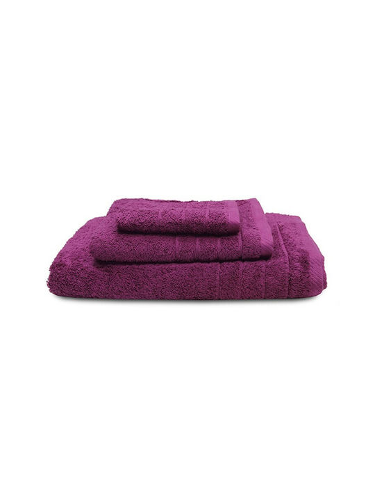 Sunshine Bath Towel Set 3pcs Dory 17 Dark Mauve Weight 600gr/m²