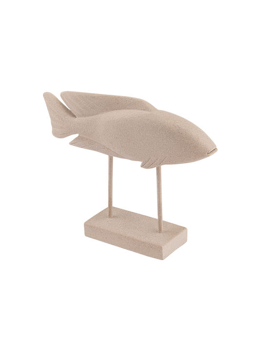 Dei 10 Holzfischfigur Länge 42 cm