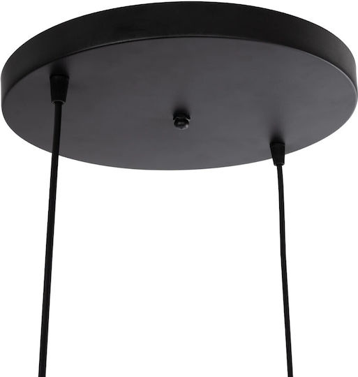 GloboStar Dise Pendant Light Black with Socket E27 30x30x70cm