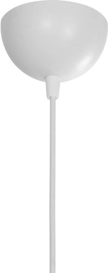 GloboStar Dise Κρεμαστό Φωτιστικό Λευκό με Ντουί E27 18x18x68εκ.