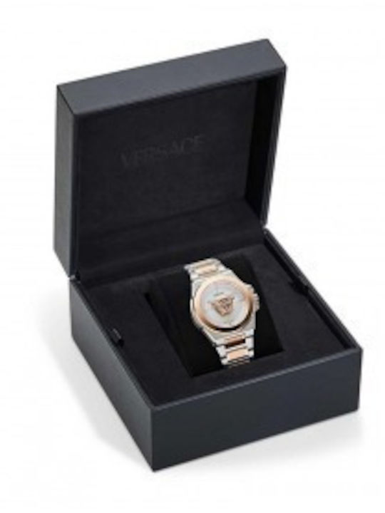 Versace Hera Lady Womens Watch 37mm Battery Pink Gold