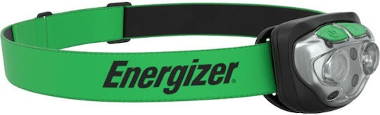 Energizer Rechargeable Headlamp LED IPX4 with Maximum Brightness 400lm Vision Ultra Rechargable Green