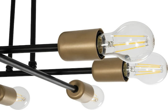 GloboStar Blazea Mount Ceiling Light 40cm Bronze with E27 Lamp Adapter