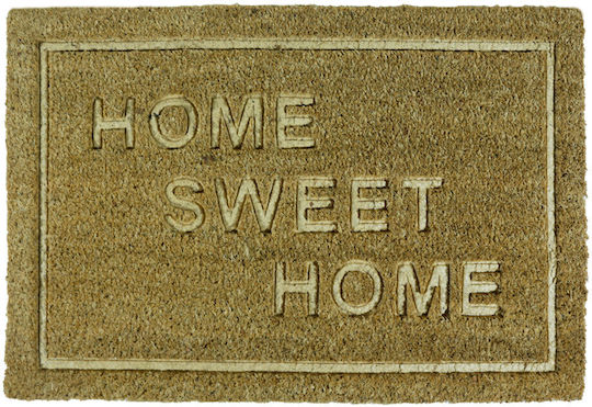 San Lorentzo Doormat Coconut Tree Brown 40x60cm 1700493 Brown
