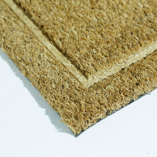 San Lorentzo Coconut Fiber with Non-Slip Underside Doormat Brown 40x60cm