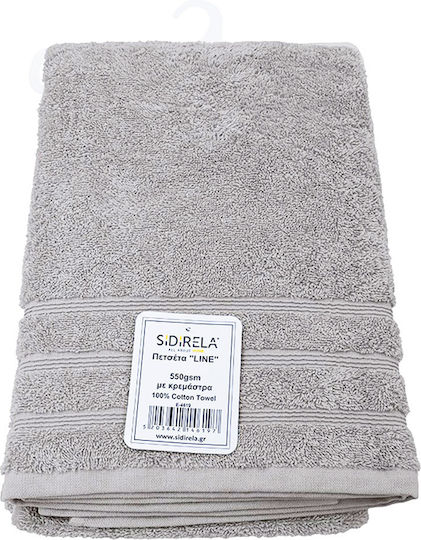 Sidirela Σώματος Line 70x140εκ. Light Grey Βάρους 550gr/m²