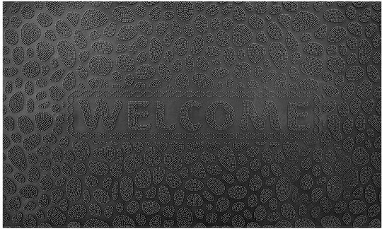 Viosarp Covoare De Intrare Antiderapant Negru 45x75cm