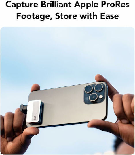 Lexar Sl400 1TB USB 2.0 SSD Stick με σύνδεση USB-C Ασημί