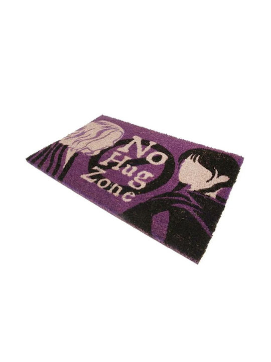 Pyramid International Πατάκι Εισόδου Wednesday Doormat No Hug Zone Μωβ 40x60εκ.