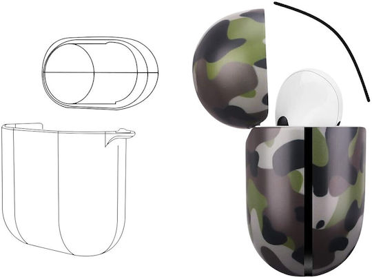 Husă cu cârlig în culoarea Multicolor pentru Apple AirPods Pro