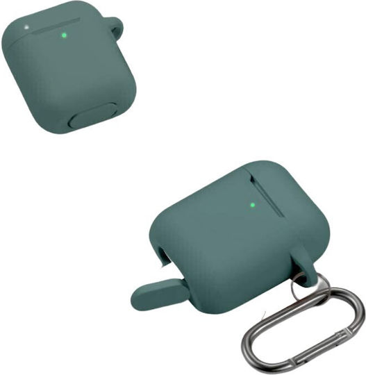 Suport cu cârlig în culoarea Verde pentru Apple AirPods 1 / AirPods 2