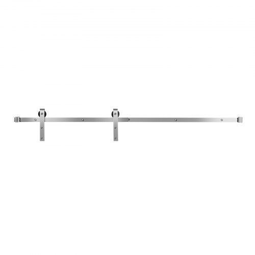 Vevor Sliding Mechanism For Wooden Sliding Door 182.88cm Silver