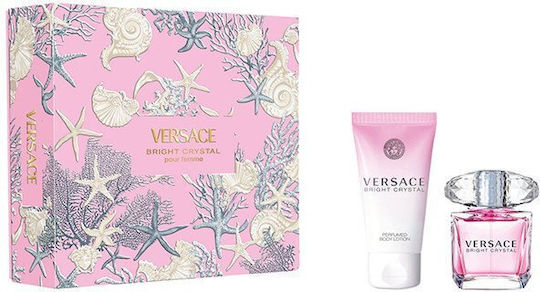 Versace Bright Crystal Set pentru femei cu Loțiune de corp 2buc