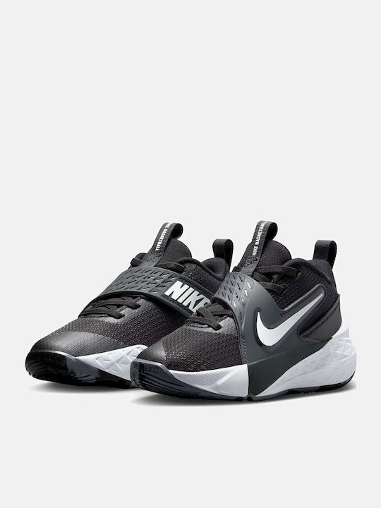 Court Team Hustle D 12 Kids Sports Shoes Basketball with Laces Black