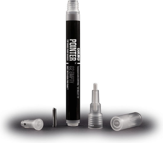Grog Marker de Proiectare 2mm Alb