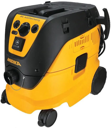 Mirka 1230 Прахосмукачка За Течности / Твърди 1200W с Пластмаса Контейнер 30лт
