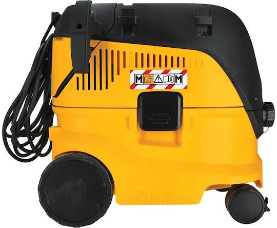 Mirka 1230 Прахосмукачка За Течности / Твърди 1200W с Пластмаса Контейнер 30лт