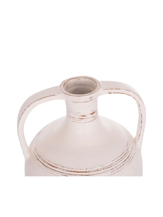 HomeMarkt Decorative Vase Feax White 35x35x58cm
