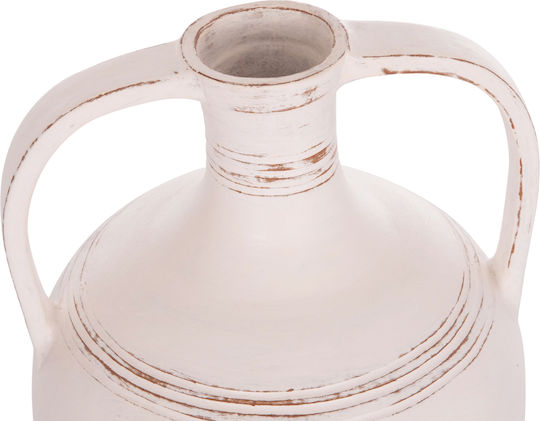 HomeMarkt Decorative Vase Feax White 35x35x58cm