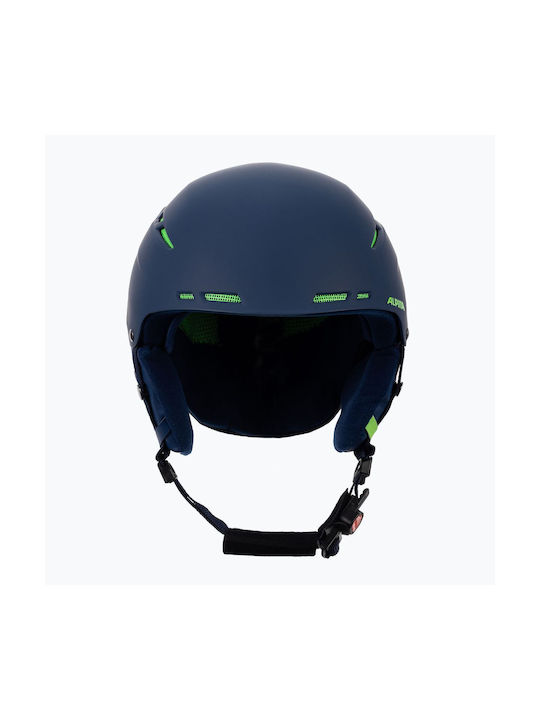 Alpina Biom Κράνος για Σκι & Snowboard σε Μπλε Χρώμα