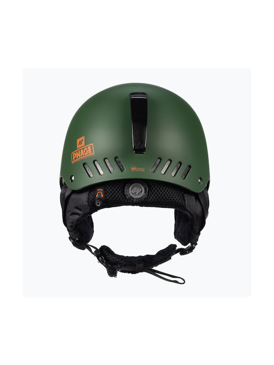 K2 Phase Pro MIPS Herren Ski & Snowboard Helm in Grün Farbe