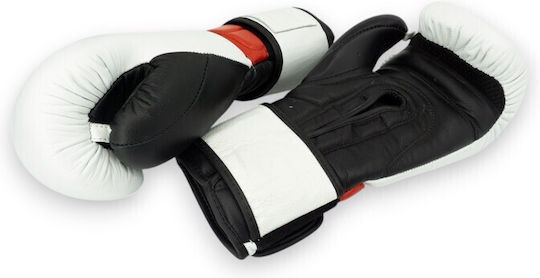 Chosen Boxing Gloves Leather for Competition White