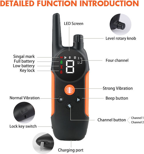 Powertech Dog Training Shock Collar with Range 300m