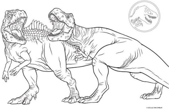 Drawing Pad 40 Sheets Jurassic 23*33cm + Stickers + Stencil + 2 Coloring Pages Diakakis 572011