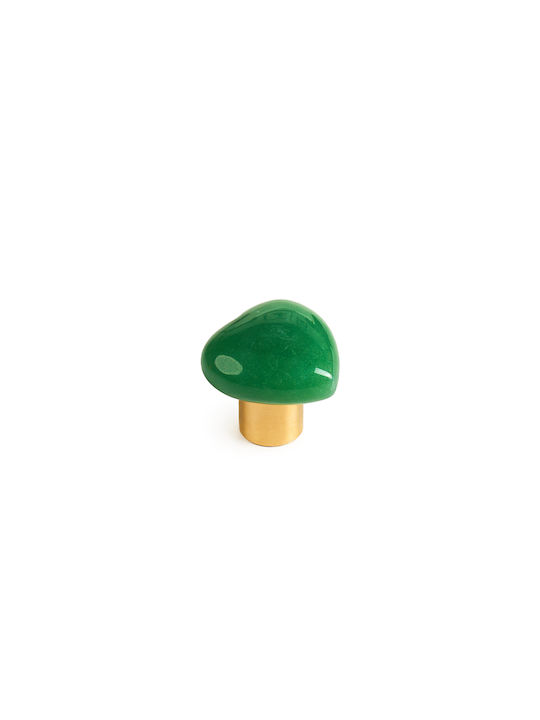 Handgriff Möbelgriff aus Kristall in Gold Farbe 1Stück