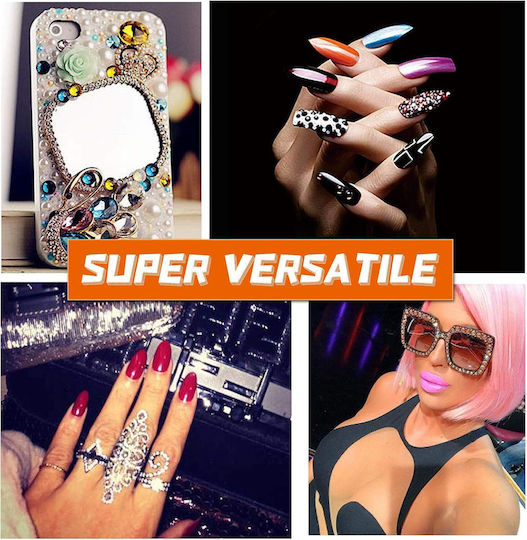 Ab Rhinestone Nails – Nail Design Kit with Pen & Tweezer