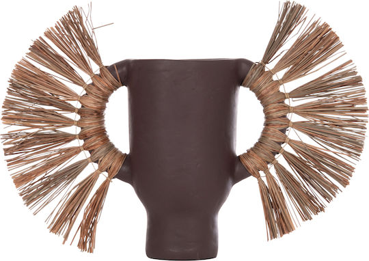 HomeMarkt Decorative Vase Alica Brown 55x19x34cm