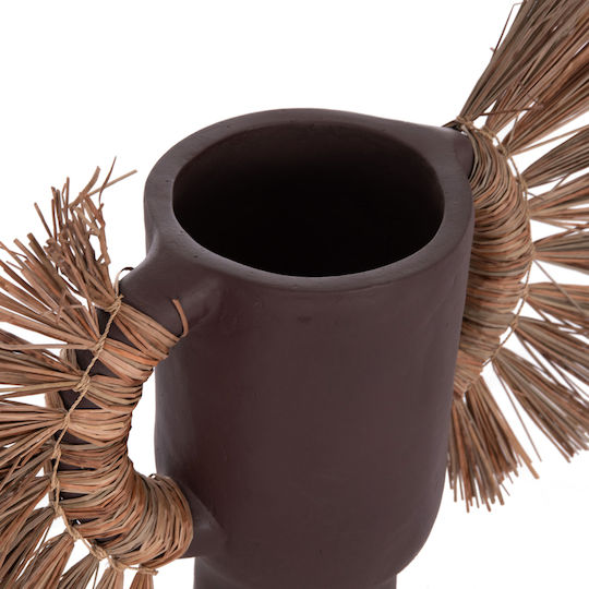 HomeMarkt Decorative Vase Alica Brown 55x19x34cm