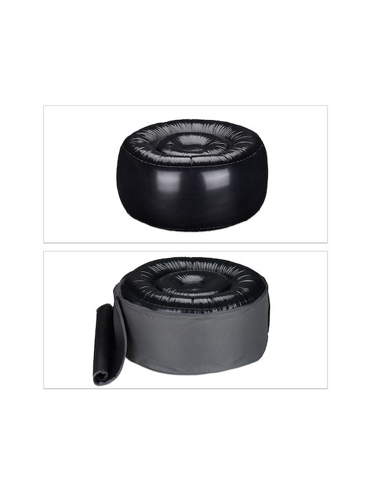 Fotoliu Puf Impermeabil Gri Închis 56x56x26cm