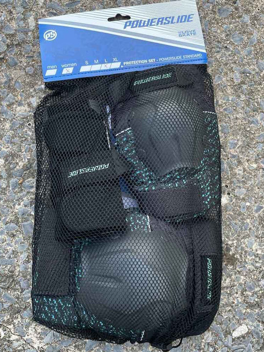 Powerslide Standard Σετ Προστατευτικών για Rollers Μαύρο