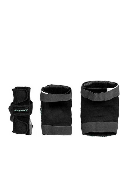 Powerslide Standard Σετ Προστατευτικών για Rollers Μαύρο