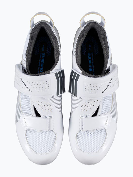 Shimano Sh-tr501 Unisex Low Triathlon Cycling Shoes White