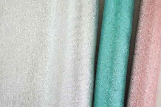 Glänzender Metallic-Silberstoff 5 m Silber
