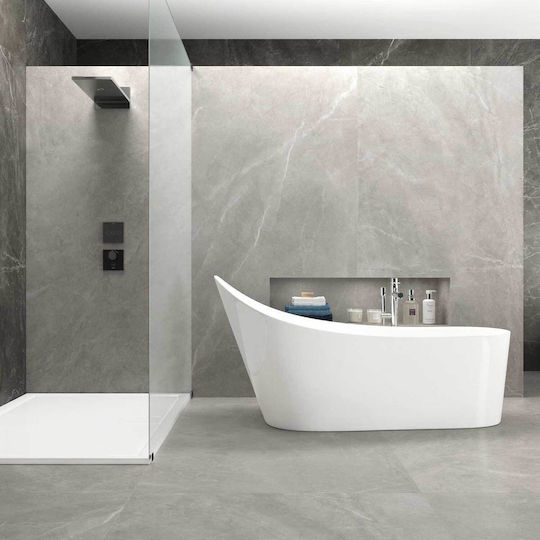 Rollza Fliese Boden Innenbereich 120x60cm Grey