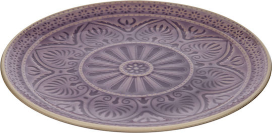 Butlers Sumatra Πιάτο Ρηχό Μωβ με Διάμετρο 21cm