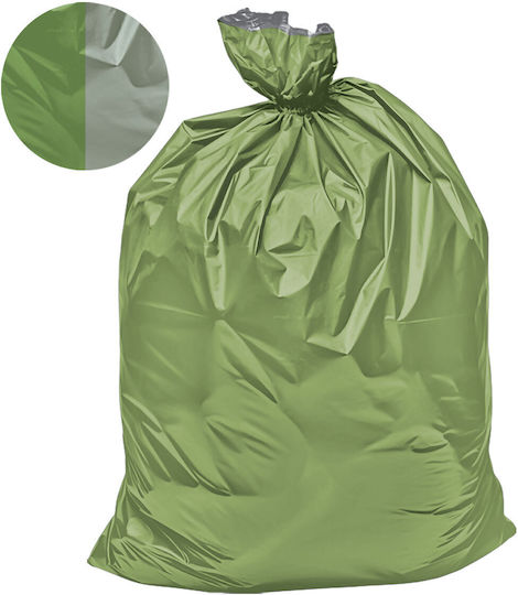 Etplast Trash Bags Giant Professional Multilayer Silver Olive 10 Pieces 80x110cm