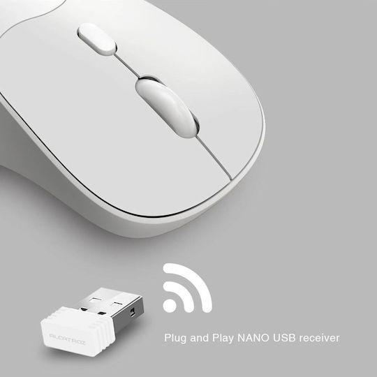 Alcatroz Airmouse Duo 6R Ασύρματο Bluetooth Ποντίκι Slate