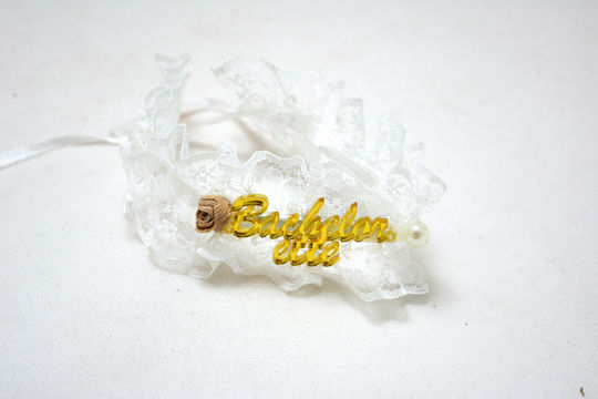 Junggesellinnenabschied Armband Plexiglas Gold