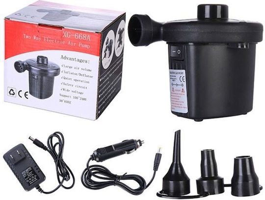 Τρόμπα Μπαλονιών Λειτουργεί Στο Ρεύμα 220 Volt Ή Στον Αναπτήρα Του Αυτοκινήτου 12volt